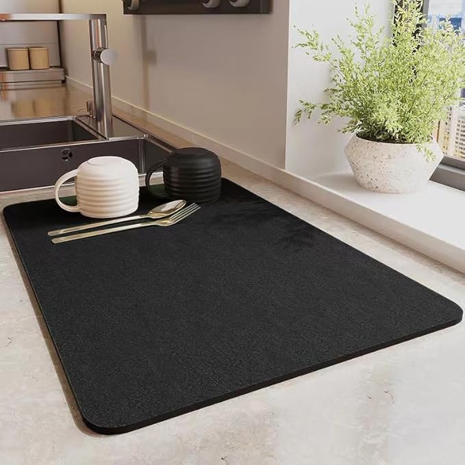 Tapis de séchage de vaisselle de cuisine absorbant